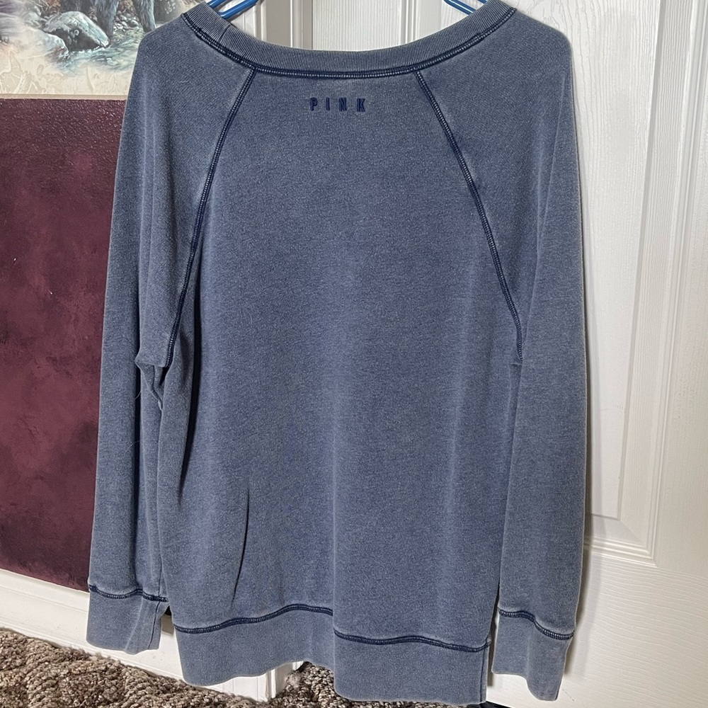 PINK oversized crew neck